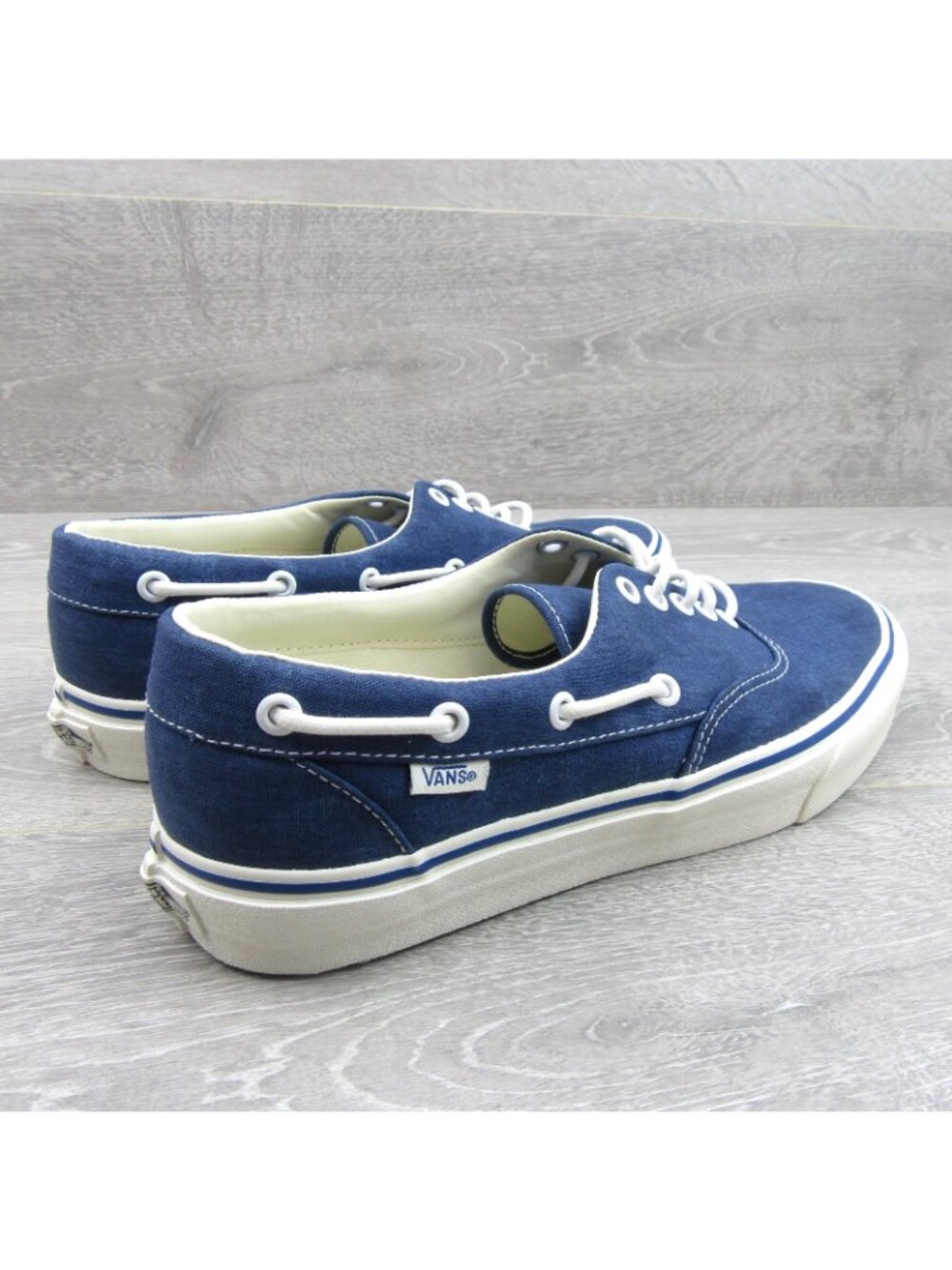 Vans Authentic Boat Lifestyle Shoes Men's Size 10 Navy Blue NEW - Picture 7 of 16